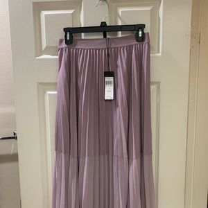 NWT BCBG MaxAzria Tisa Skirt Lilac Mauve